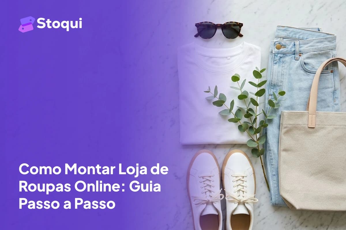 Flat lay de roupas femininas com camiseta, jeans e acessórios para loja de roupas online