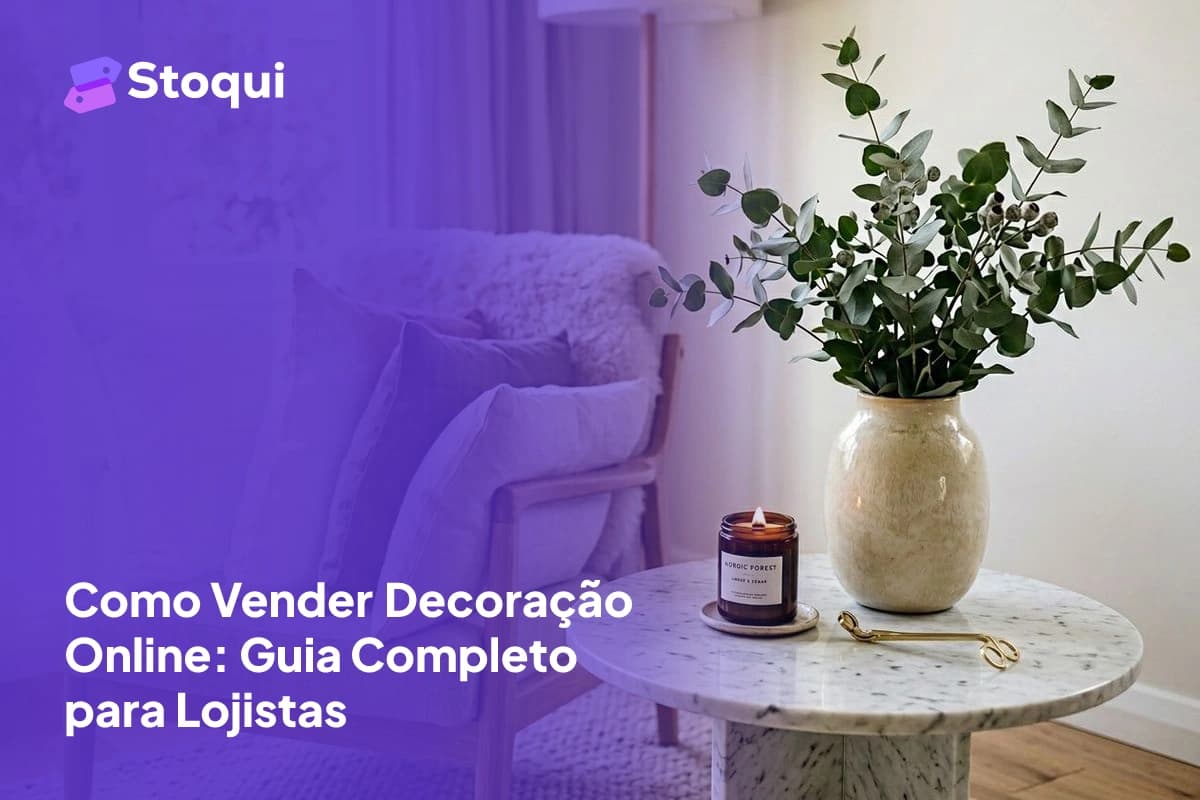 Itens de decoração elegantes para venda em loja online