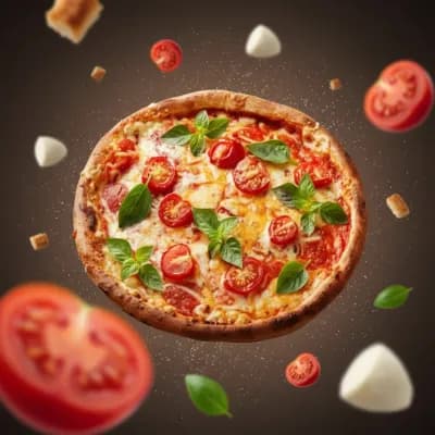 Exemplo do estilo Splash de ingredientes do Image Studio