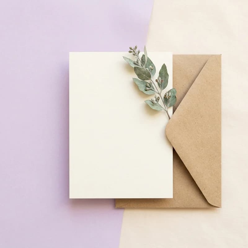 Convites e papelaria - exemplo de produto personalizado vendido com o Stoqui
